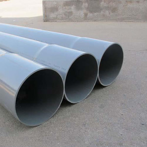 PVC农田灌溉管 灰色PVC低压输水灌溉管