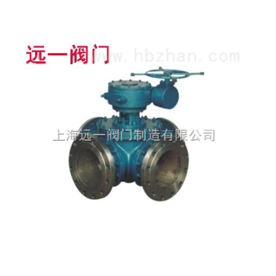 法兰连接四通球阀Q346F-10C/16C/P/R/RL