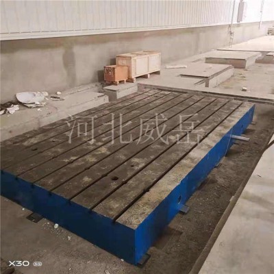 济南条形铸铁平台 无气孔焊接平台 实物图