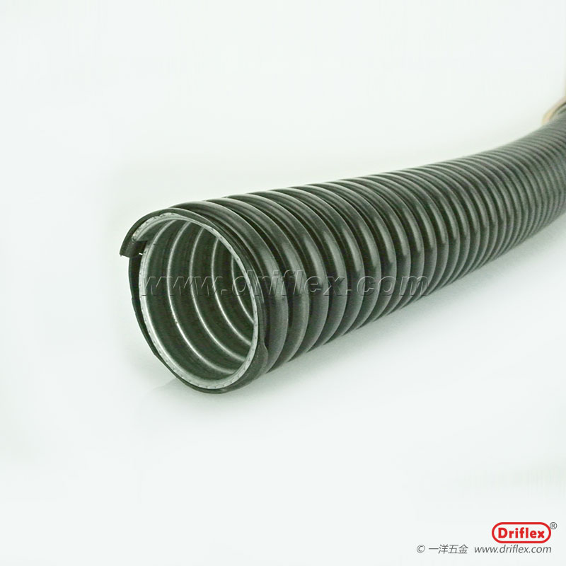 黑色包塑金属软管/波浪型金属软管配不锈钢直接头