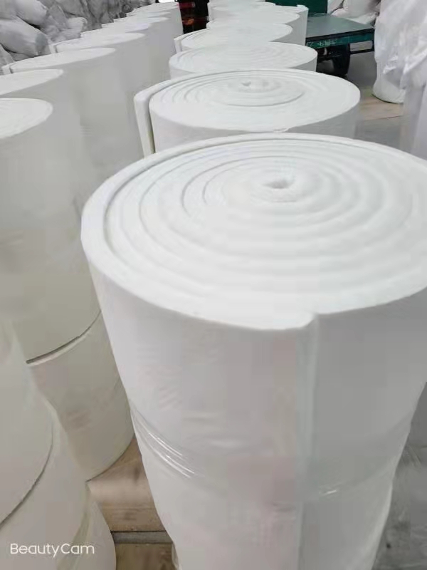 山东耐火棉厂家硅酸铝纤维毯密度128陶瓷纤维毯