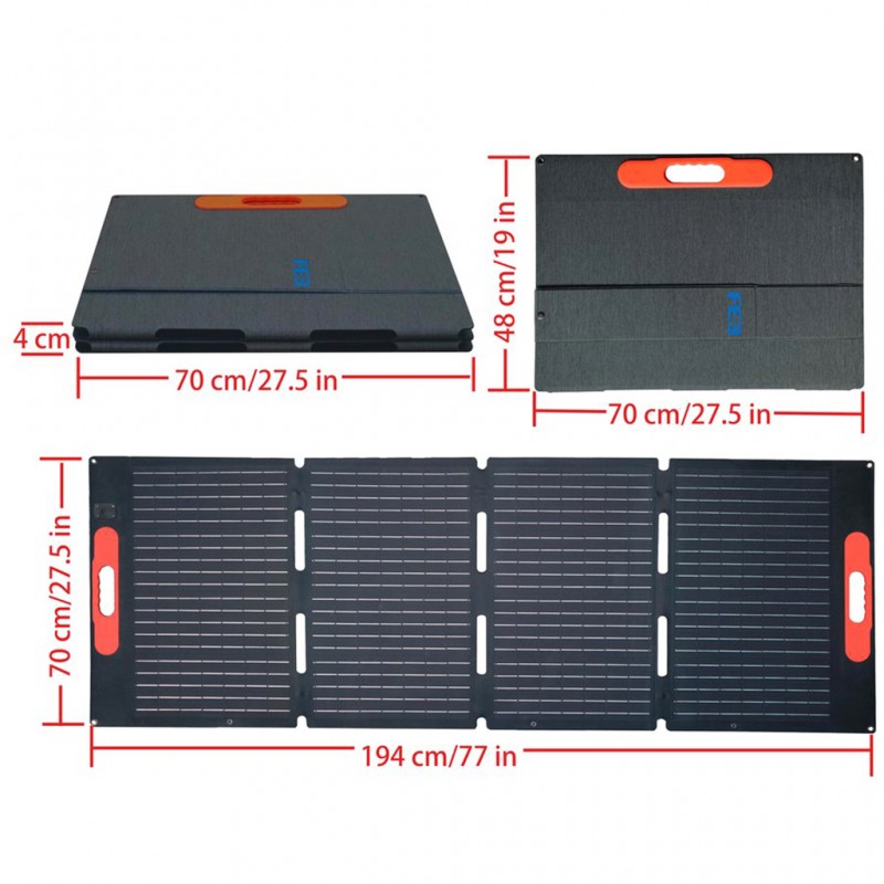 MoveTo.Solar 单晶硅可折叠太阳能电池板