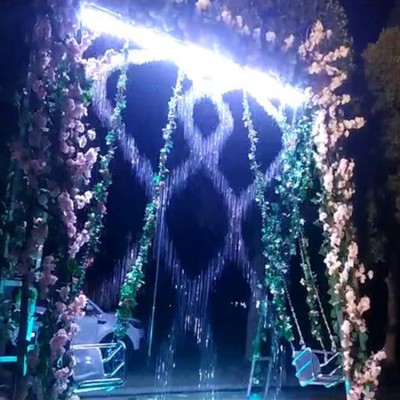 新营市景区游乐项目玩法简单水幕秋千实力生产公司山东三喜