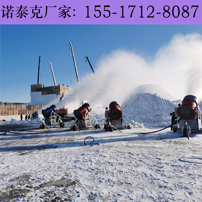 低能耗大雪量的户外移动式造雪机 制景用国产造雪机可租赁