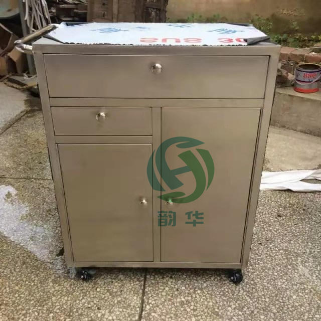 304加厚不锈钢消毒物品运输车转运车密封式无菌物品下送车