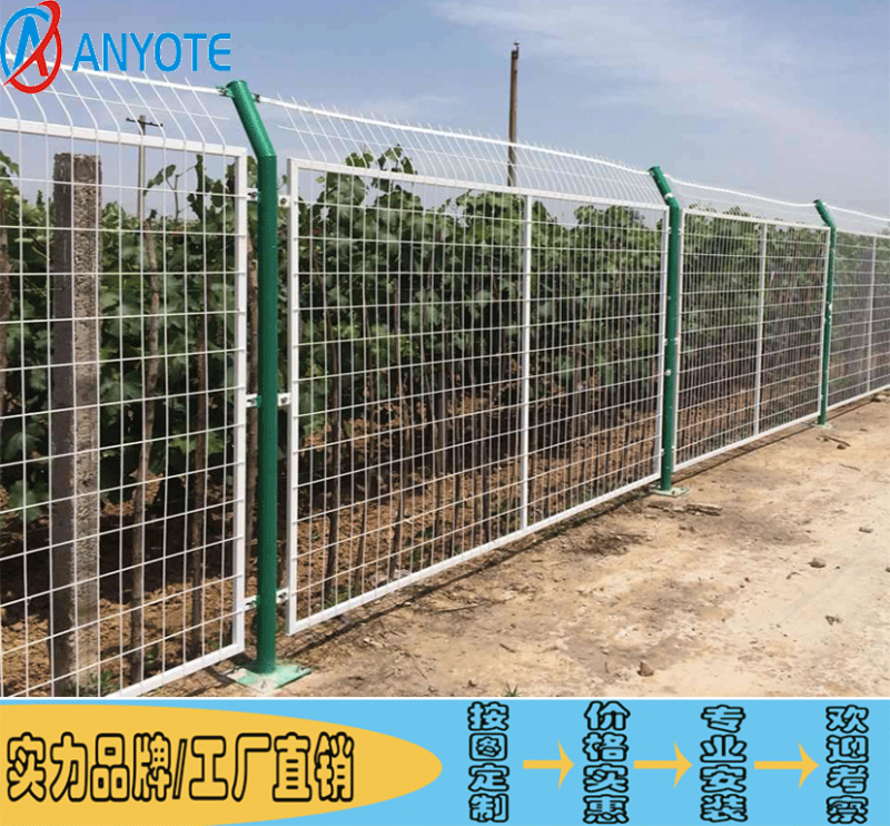 阳江水源保护区围栏网 双横丝电焊网价格 公路防爬护栏网