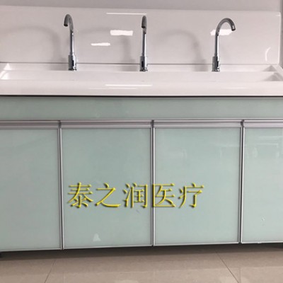 高分子洗手池 三人位 手术医务人员或无尘车间洗手专用设备