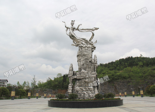 华阳雕塑 重庆武隆雕塑设计 重庆不锈钢雕塑制作