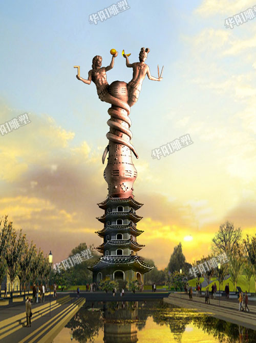 华阳雕塑 重庆城市雕塑制作 重庆地标性雕塑安装