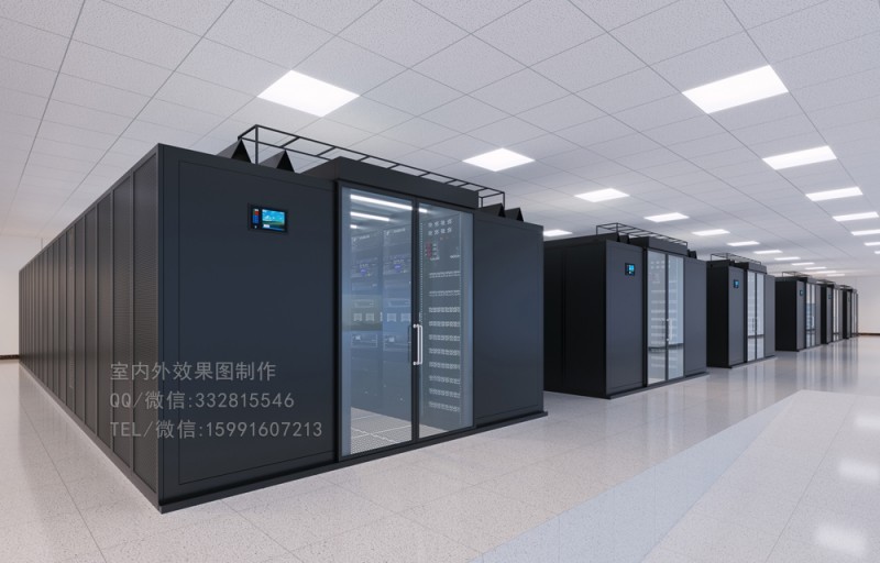 潍坊机房办公室效果图制作|寻长期合作弱电商