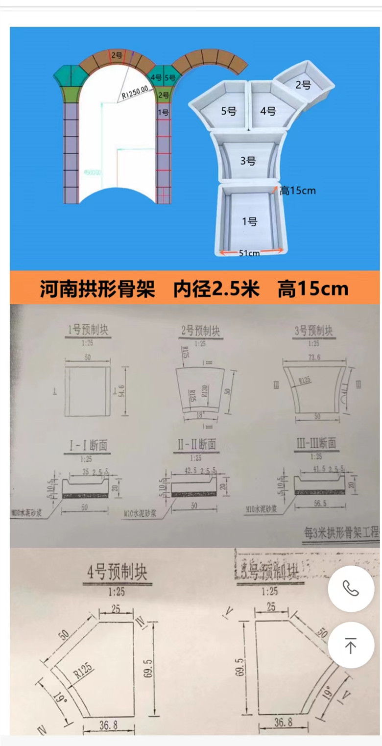 拱形骨架护坡钢模具环保产品钢模具厂家