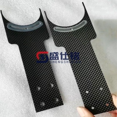 碳纤维复合材料 高模量碳纤叉臂生产 碳纤维牙叉定制