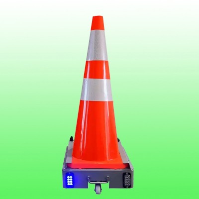 高速公路移动警示路锥系统 封路路锥机器人厂家