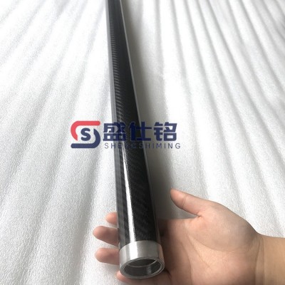 高强度碳纤维轴杆 加长碳纤维辊轴碳纤维材料耐高温腐蚀