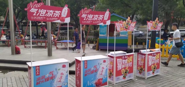 西安折叠促销桌 西安台设计印刷 桌招生桌台品尝台 广告促销桌