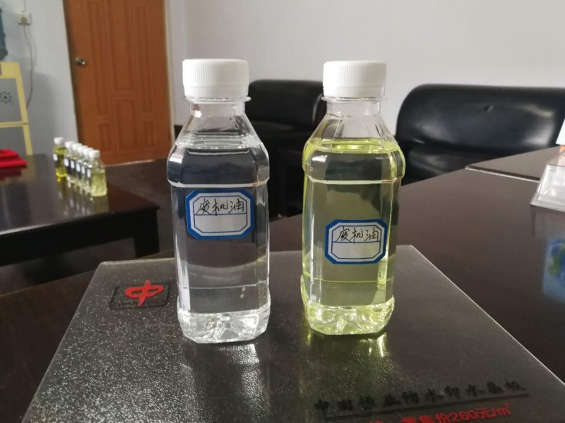 不用高温裂解酸碱洗废机油再生技术