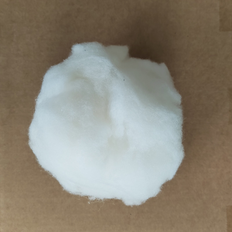 厂家批发绵羊绒原料白色羊绒脱脂羊绒原料填充物