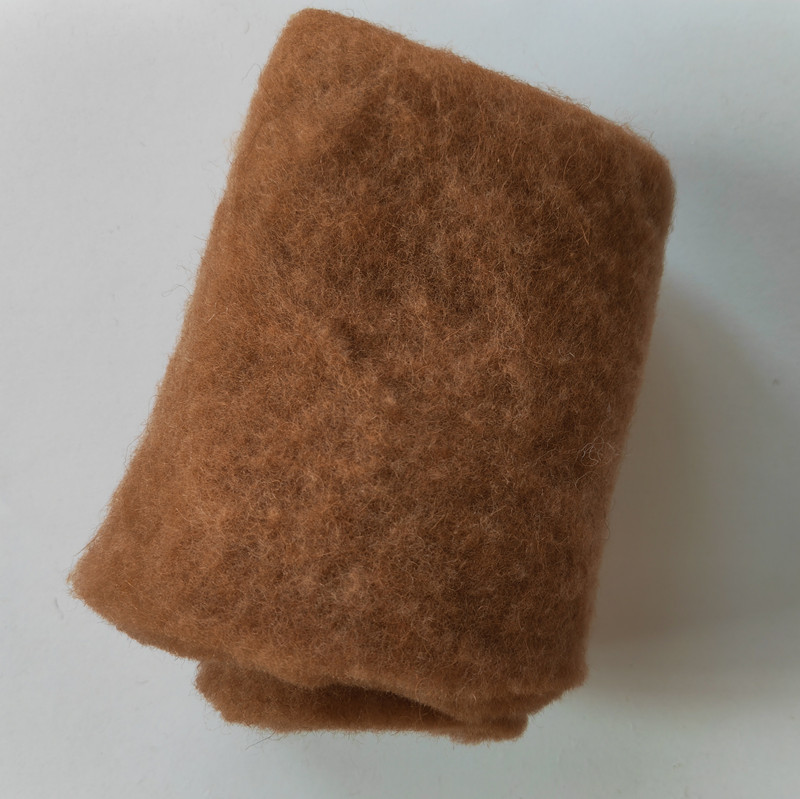 供应驼绒絮片驼绒被做被子制衣服装填充物