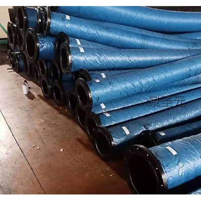 水泵配套用大口径吸排污水过酸碱胶管12寸低压夹布输泥浆胶管