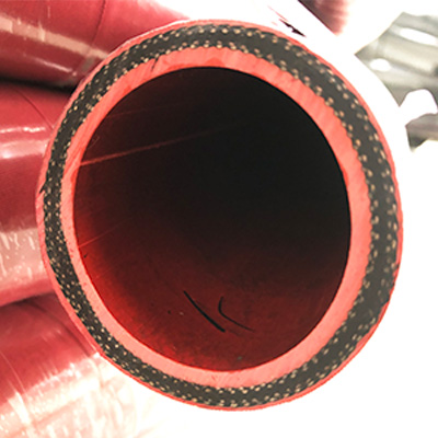 生产大口径排水胶管DN300高压16公斤法兰夹布输水胶管