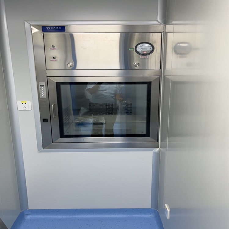 传递窗安装位置对洁净效果的影响