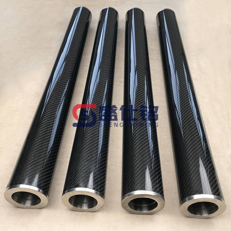 锂电专用碳纤辊轴 高精度高模量 轻量化碳纤维辊