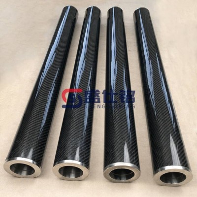 锂电专用碳纤辊轴 高精度高模量 轻量化碳纤维辊