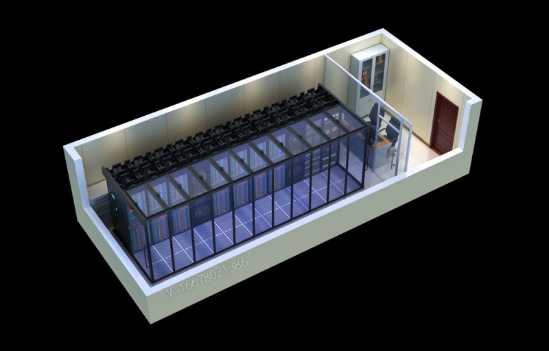 大连智能化机房|密集架|备件库|配电室效果图设计制作