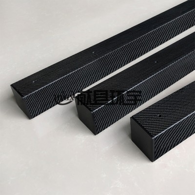 非标定制碳纤维方管 高刚性耐冲击 工业碳纤维管件