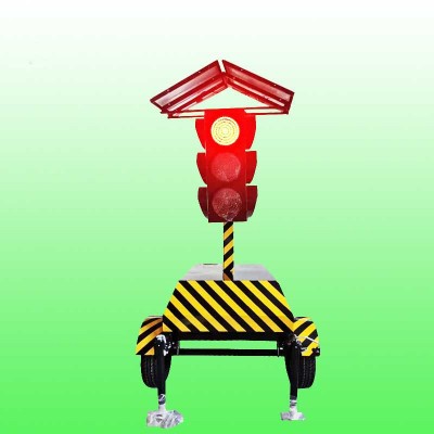 甘肃拖挂式交通红绿灯 牵引式太阳能交通信号灯报价