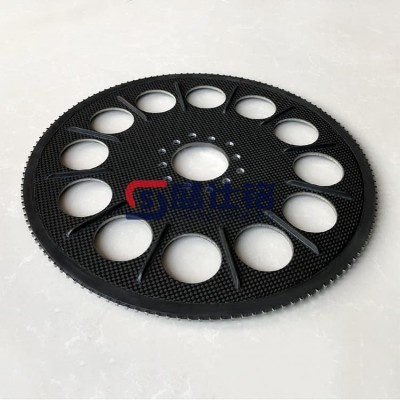 碳纤维剑轮 质感细腻 精密成型 耐磨损工业配件