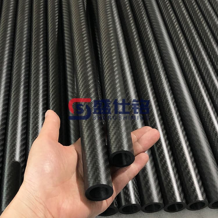 碳纤维圆管空心管 3K 平纹斜纹 航模车架机械支撑杆
