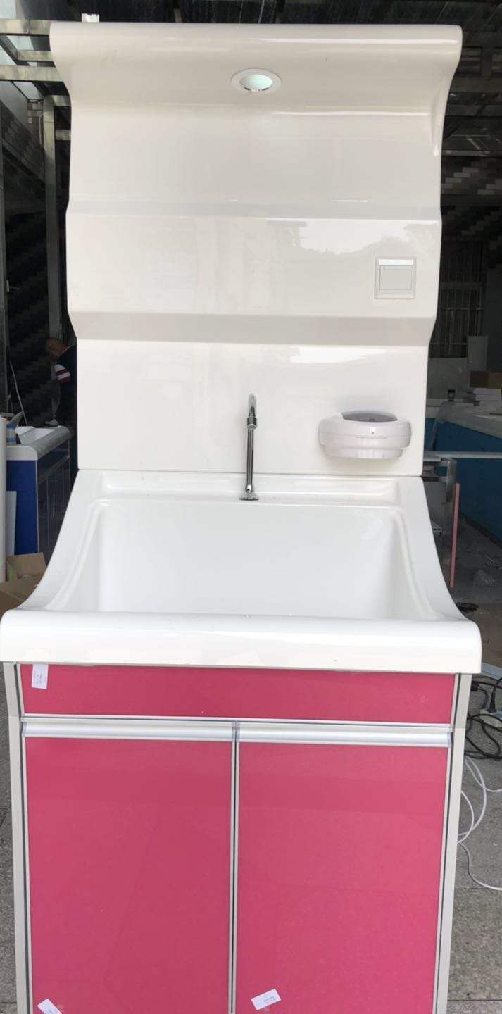 高分子洗手池 单人多人位刷手池 感应式刷手槽