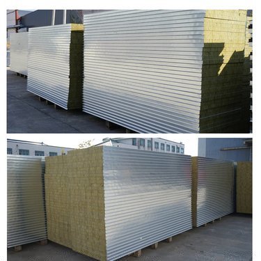  厂房车间专用彩钢岩棉复合板，防火保温更耐用