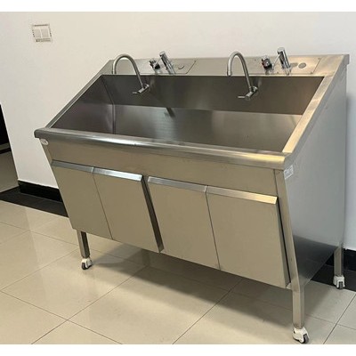 不锈钢洗手池 净化车间清洗刷手池可定制生产