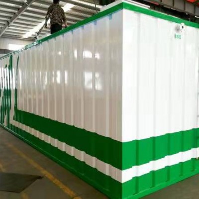 内蒙古项目施工地埋式一体化污水处理设备