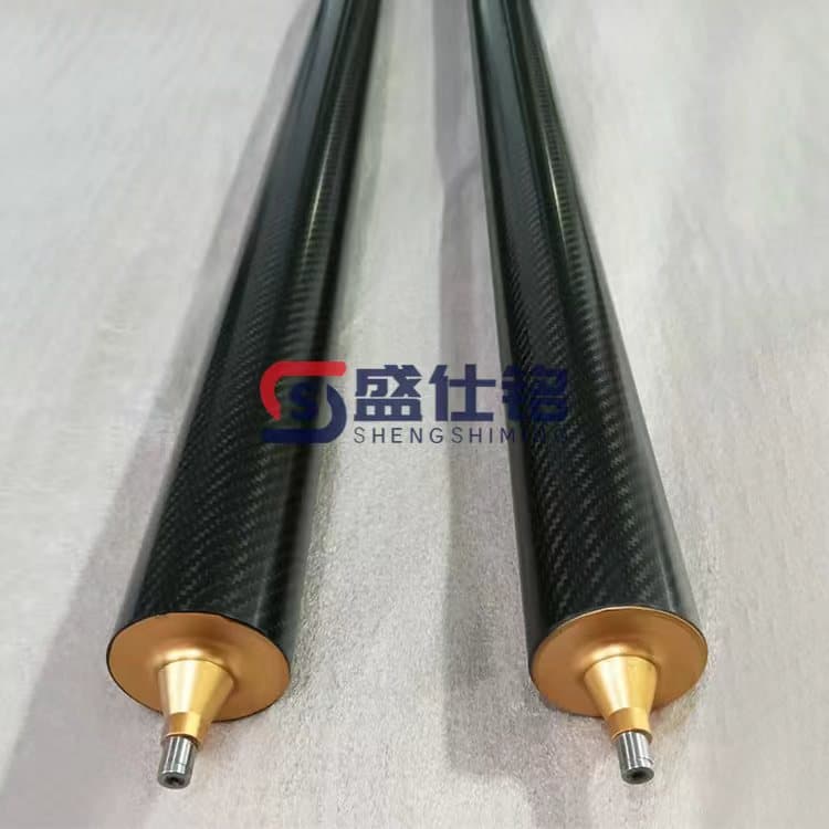 高精度耐腐碳纤维辊轴 造纸纺织高速产线传动辊