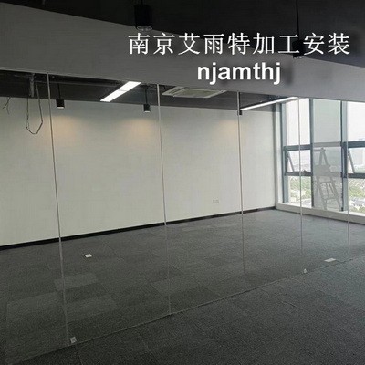 南京玻璃隔断定制、南京玻璃隔墙销售