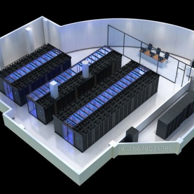 宁波立体3D机房效果图设计_模块化算力中心机房效果图制作