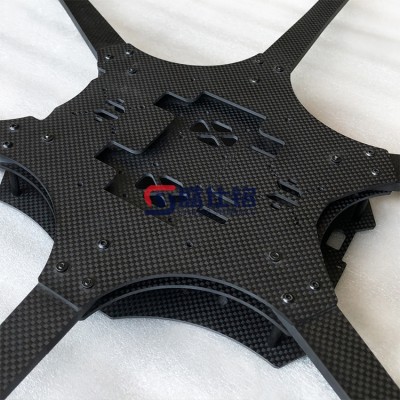 轻量化碳纤维无人机机架 抗冲击 精密 CNC 切割定制加工