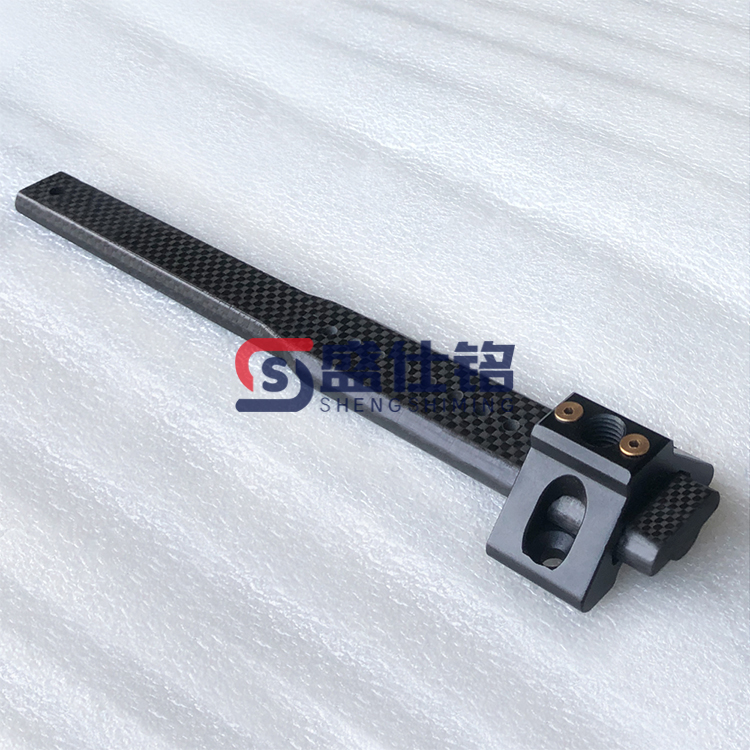 CNC 加工碳纤维异形棒 打孔开槽构件 机械设备配件
